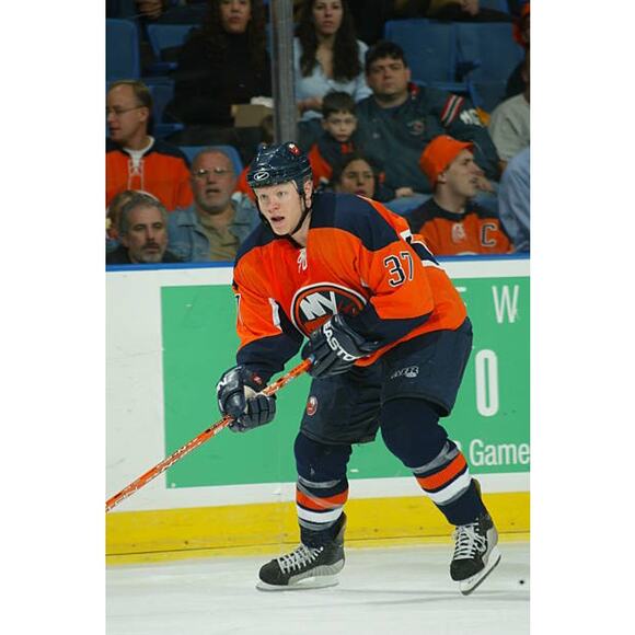 New York Islanders 2000s CCM orange Crush Alt 3rd jersey S NHL hockey vintage - Picture 2 of 9